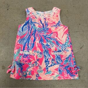 Lilly Pulitzer Baby Dress Coral Reef 18-24 Months